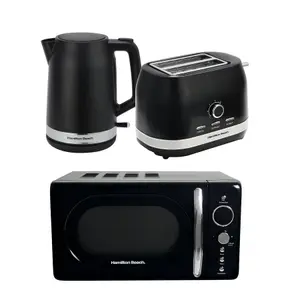 Hamilton Beach Ella Black Kitchen Bundle