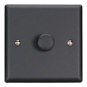 Varilight 1-Gang 2-Way 120W V-Pro LED Dimmer Matt Black