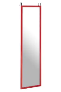 Maison by Premier Mize Red Plastic Frame Over Door Mirror