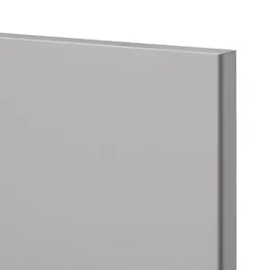 GoodHome Balsamita Matt grey Slab Appliance Cabinet door (W)600mm (H)543mm (T)16mm