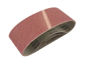 Universal Fit 120 grit Sanding belt (W)76mm (L)533mm, Pack of 3