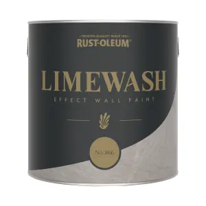 Rust-Oleum Brown Limewash Effect Wall Paint - No.866 2.5L