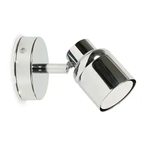 ValueLights Benton Silver IP44 Wall Light