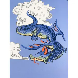 Cath Kidston Peace Dragon Wallpaper Multi 182533