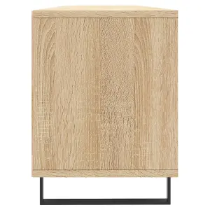 Berkfield TV Cabinet Sonoma Oak 150x30x44.5 cm Engineered Wood