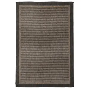 Berkfield Outdoor Flatweave Rug 160x230 cm Dark Brown