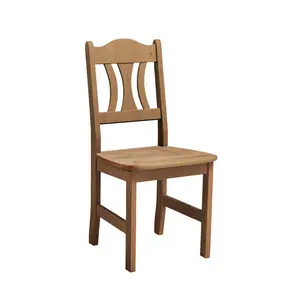 Kristel Solid Wood Dining Chair (Set of 2) Leach-coloured