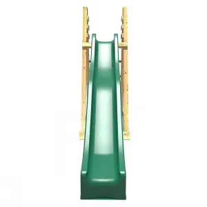 Rebo Children's Wooden Free Standing 10ft Kids Water Slide - Green