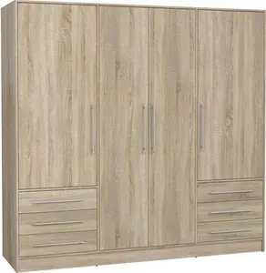 Ingram 4 Door Wardrobe Zipcode Design