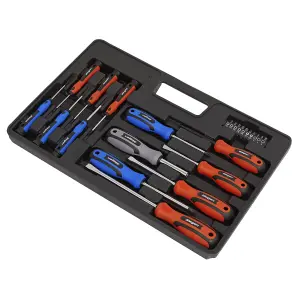 Sealey Soft Grip Screwdriver & Bit Set 23pc S0598