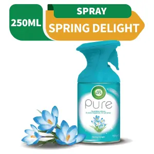 Air Wick Pure Spray Air Freshener Remove Odours Spring Delight 250ml