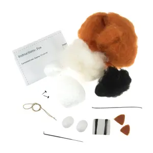 N/FELTING FOX - Needle Felting Kit: Fox - Trimits