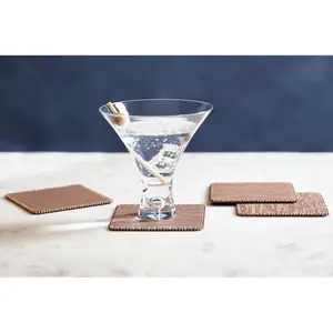 Maison by Premier Knightsbridge Set Of 4 Square Coasters