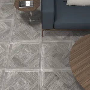 Bosco Mosaic Wood Effect Porcelain Tile 60 x 60cm / Grey