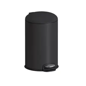 Cosmic Waste Bin Matte Black Essentials (5L)