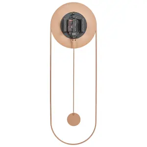 Wall Clock SALVAN Metal Peach Pink