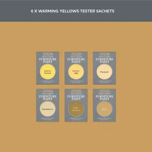 Rust-Oleum Yellow Satin Furniture Paint Tester Samples - 10ml