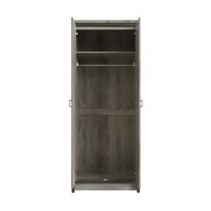 GFW Boston 2 Door Wardrobe Grey