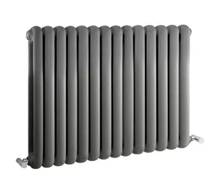 Horizontal Double Panel Radiator - 635mm x 863mm - 3129 BTU - Anthracite