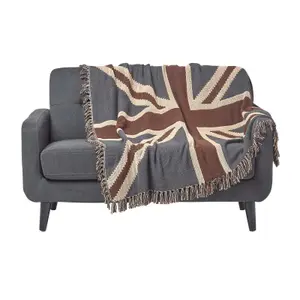 Homescapes Cotton Union Jack Flag Throw