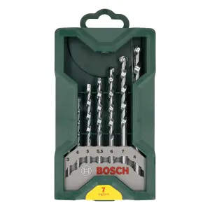 Bosch 7 Piece XLine Masonry Drill Bit Set (3-8mm)