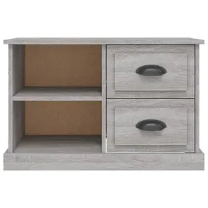 Berkfield TV Cabinet Grey Sonoma 73x35.5x47.5 cm Engineered Wood