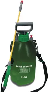 5L Garden Pressure Sprayer Knapsack Weedkiller Chemical Fence Water Spray Bottle