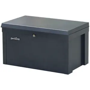 Heavy Duty Steel Tool Storage Chest - 565mm x 350mm x 320mm with Locking Mechanism