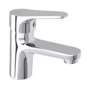 Hommix Rubineta Luka-18 Chrome Bathroom Basin Tap