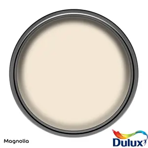 Dulux One coat Magnolia Matt Emulsion paint, 5L