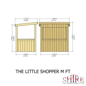 Shire 4x4 Little Shopper Wooden Playhouse