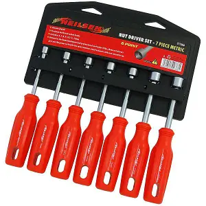 7 Piece Nut Driver Tool Set 6 7 8 9 10 11 12mm 6pt (Neilsen CT1386)