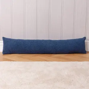 furn. Malham Reversible Boucle Fleece  Draught Excluder