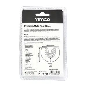 TIMCO Multi-Tool Radial Blade For Wood / Metal Bi-Metal - Dia. 87mm