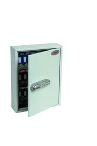 Phoenix Commercial Key Cabinet KC0600E 42 Hook with Electronic Lock.