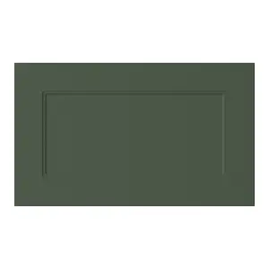 GoodHome Artemisia Matt dark green Shaker Drawer front, bridging door & bi fold door 600mm