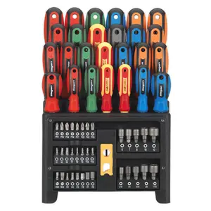 Sealey Screwdriver, Bit & Nut Driver Set 61pc S01152