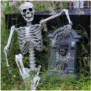 Halloween Poseable Skeleton Decoration 165cm