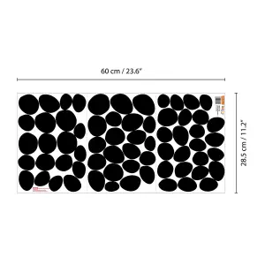 Walplus Dalmatian Polka Dots Classic Black Kids Sticker PVC