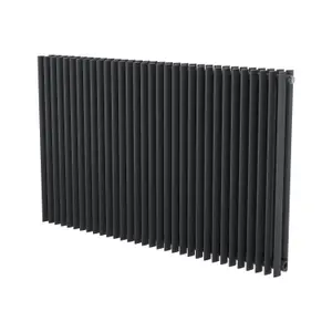 Agadon Aurora Duplex Designer Radiator 600 x 960 mm Anthracite - 4642 BTU - 10 Years Guarantee