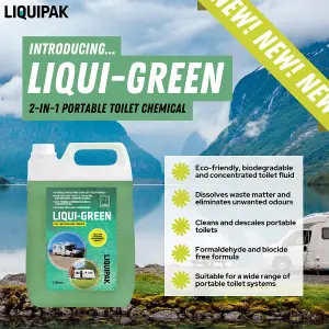 Liqui-Green 5 litre 2-in-1 Toilet Chemical For Caravan