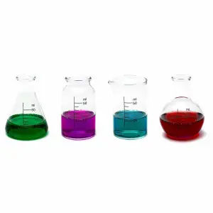 Chemistry Beaker Flasks Set Shot Vodka Shooters Glasses 30ml