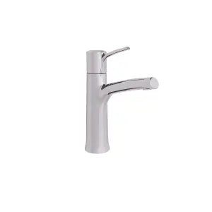 Nes Home Modern Deck Mounted Polished Chrome Bathroom Basin Mono Mixer Tap