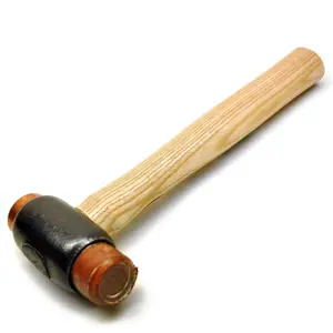 Thor No 1 Copper & Rawhide Faced Hammer / Hide Mallet Dead Blow