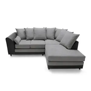 Dylan Corner Sofa Right Facing in Cool Grey