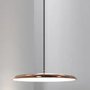 Nordlux DFTP Artist 40 Indoor Dining Living Kitchen Hallway Pendant In Copper (Diam) 40cm