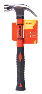 Amtech A0240 8oz (225g) Claw hammer with fibreglass shaft