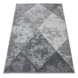 Ohio Beige Grey Geometric Rug 120cm x 170cm