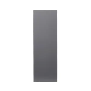 GoodHome Stevia Gloss anthracite Slab Tall wall Cabinet door (W)300mm (H)895mm (T)18mm