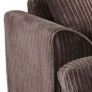 Ferrous Premium Cord Fabric Double Corner Sofa